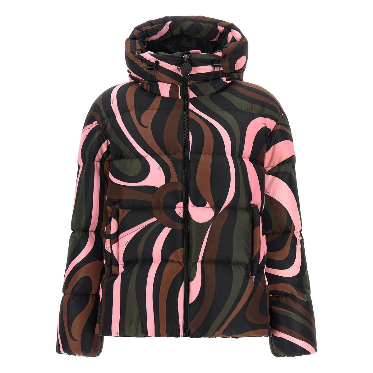 Emilio Pucci Multicolor Polyamide Full-Length Jacket