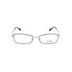 Emilio Pucci Silver Metal Frames front view showcasing sleek design in silver with dimensions 51/15/130 mm.
