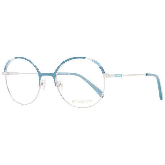 Emilio Pucci Turquoise Metal Glasses (Frames) Emilio Pucci