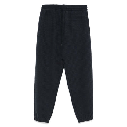 Emporio Armani ASV Lyocell blend jersey joggers with all-over lettering
