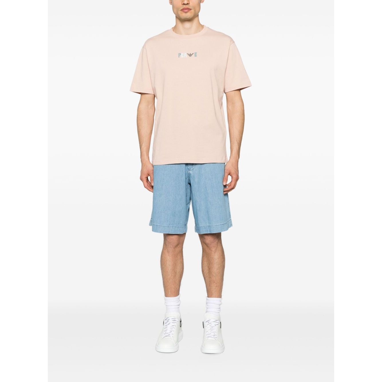 Emporio Armani T-shirts and Polos Beige