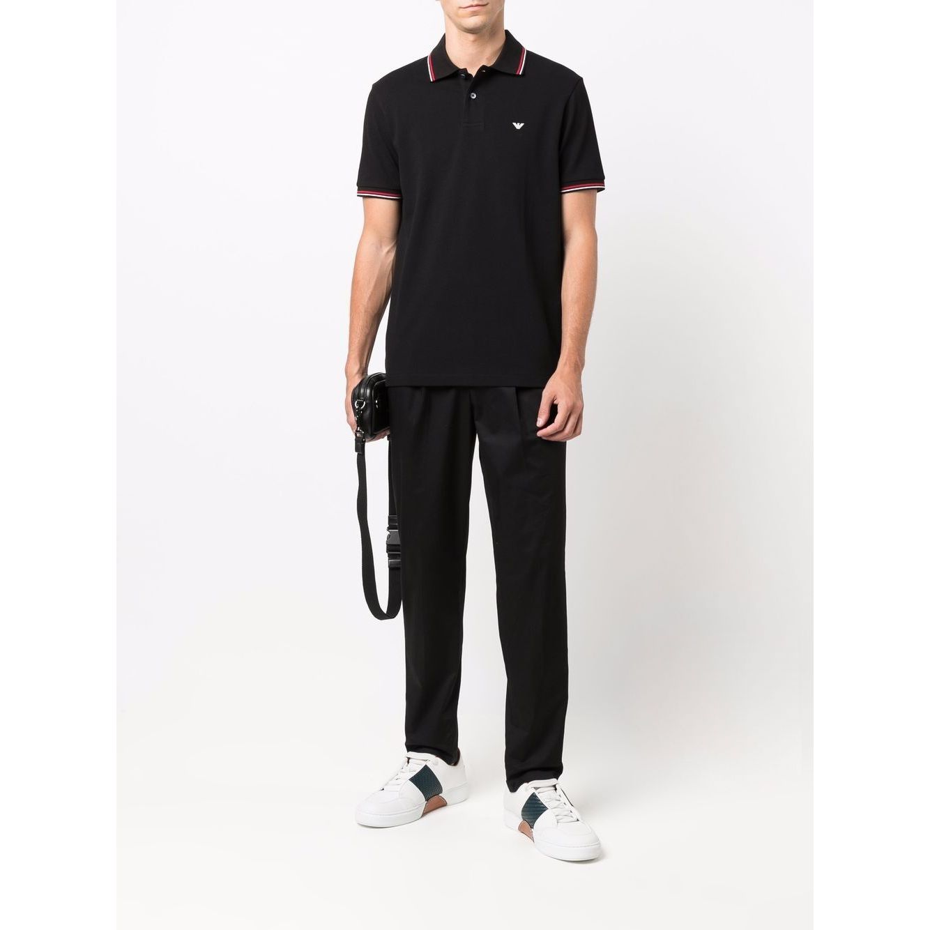 Emporio Armani T-shirts and Polos Black