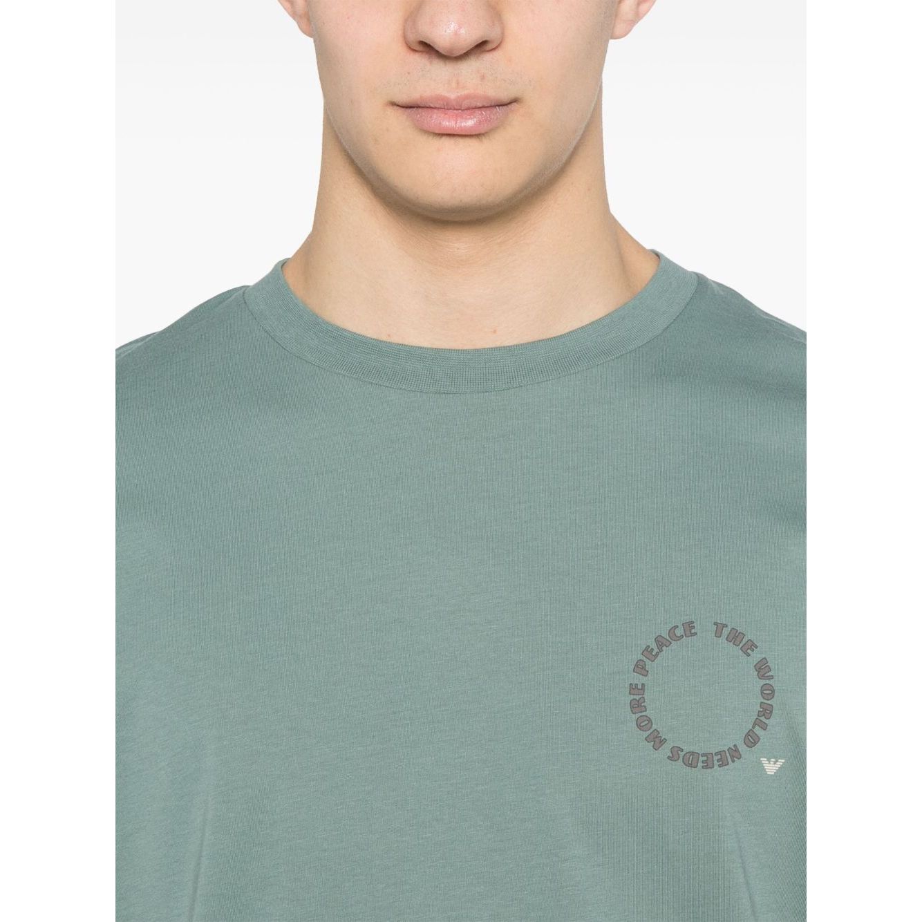 Emporio Armani T-shirts and Polos Green Topwear
