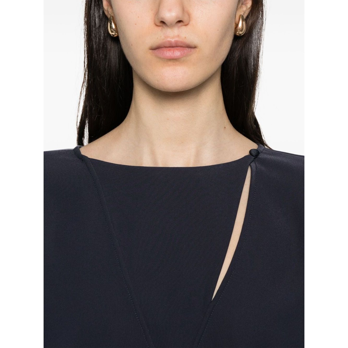 Emporio Armani cady blouse