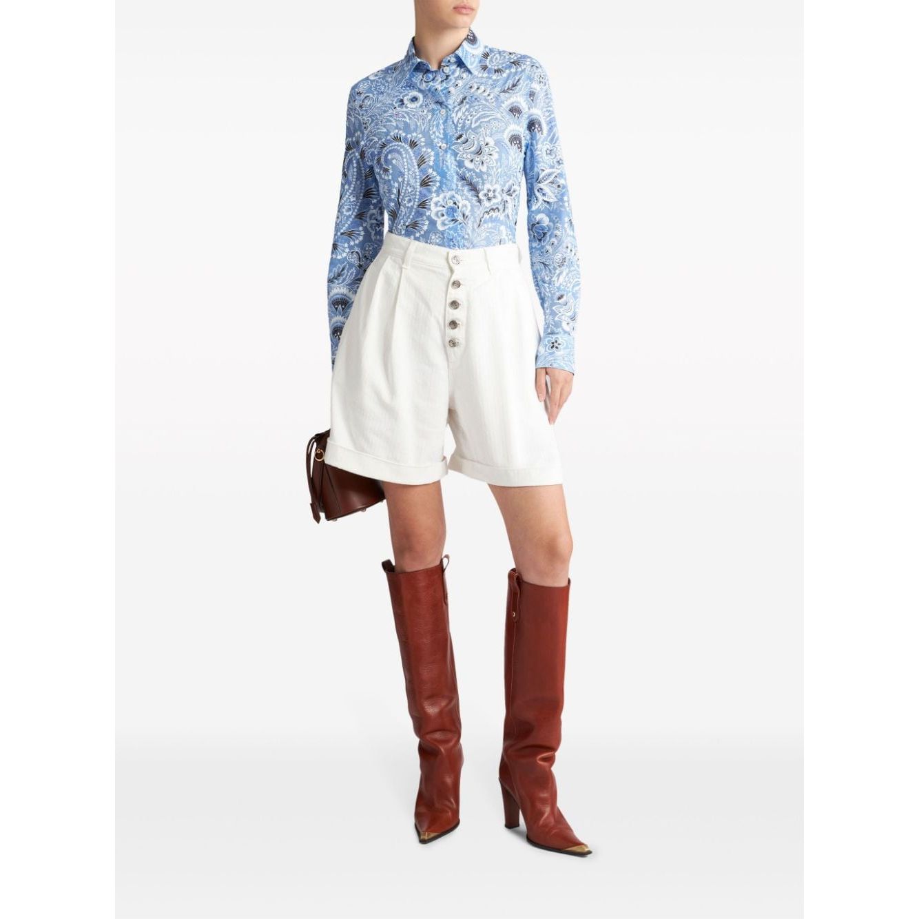 Etro Shirts Clear Blue