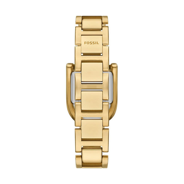 FOSSIL Mod. HARWELL ladies wristwatch, 28 mm case, gold bracelet, comes in official packaging. Elegant timepiece for women.