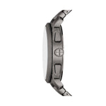 Side view of FOSSIL Mod. MACHINE wristwatch, 44mm case in official packaging for gents.
