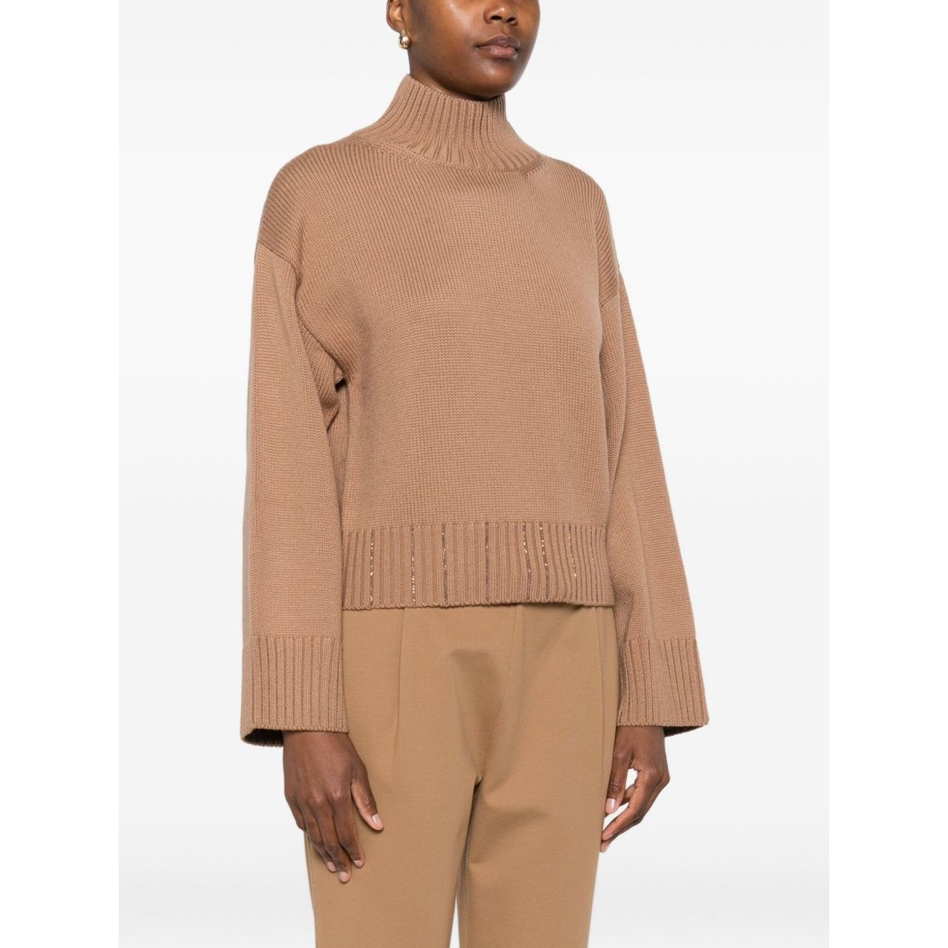 Fabiana Filippi Sweaters Camel