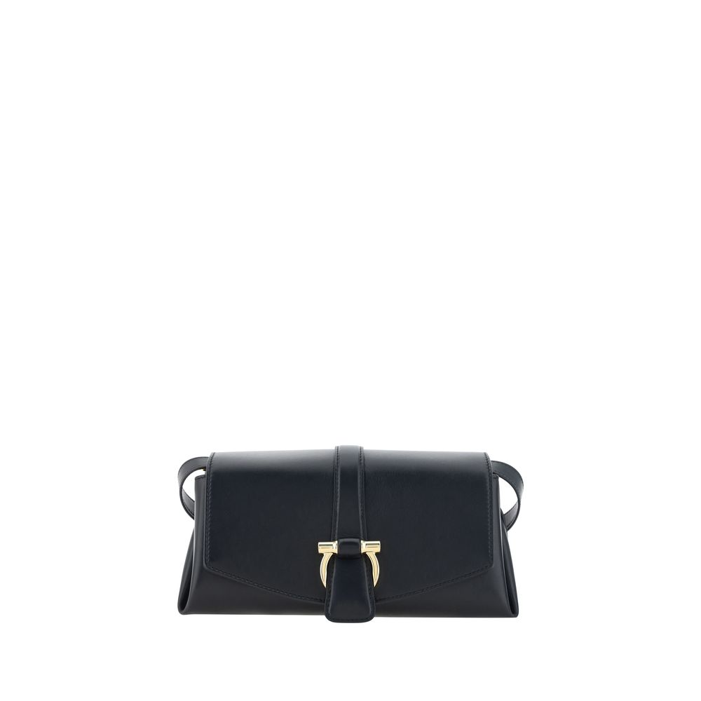 Front view with bag zipped and handles upright.