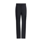 Ferragamo Tailored Pants with straight front pleat pattern, perfect fit, and practical welt pockets, embodying elegance and style for AW25.