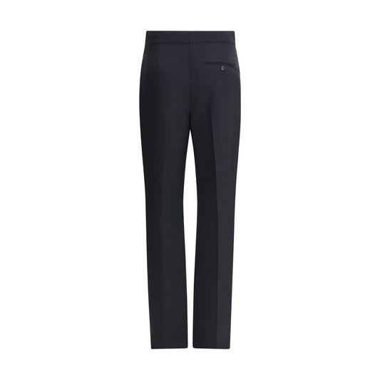 Ferragamo Tailored Pants with back welt pockets showcasing minimalist style and elegant craftsmanship for AW25 collection.