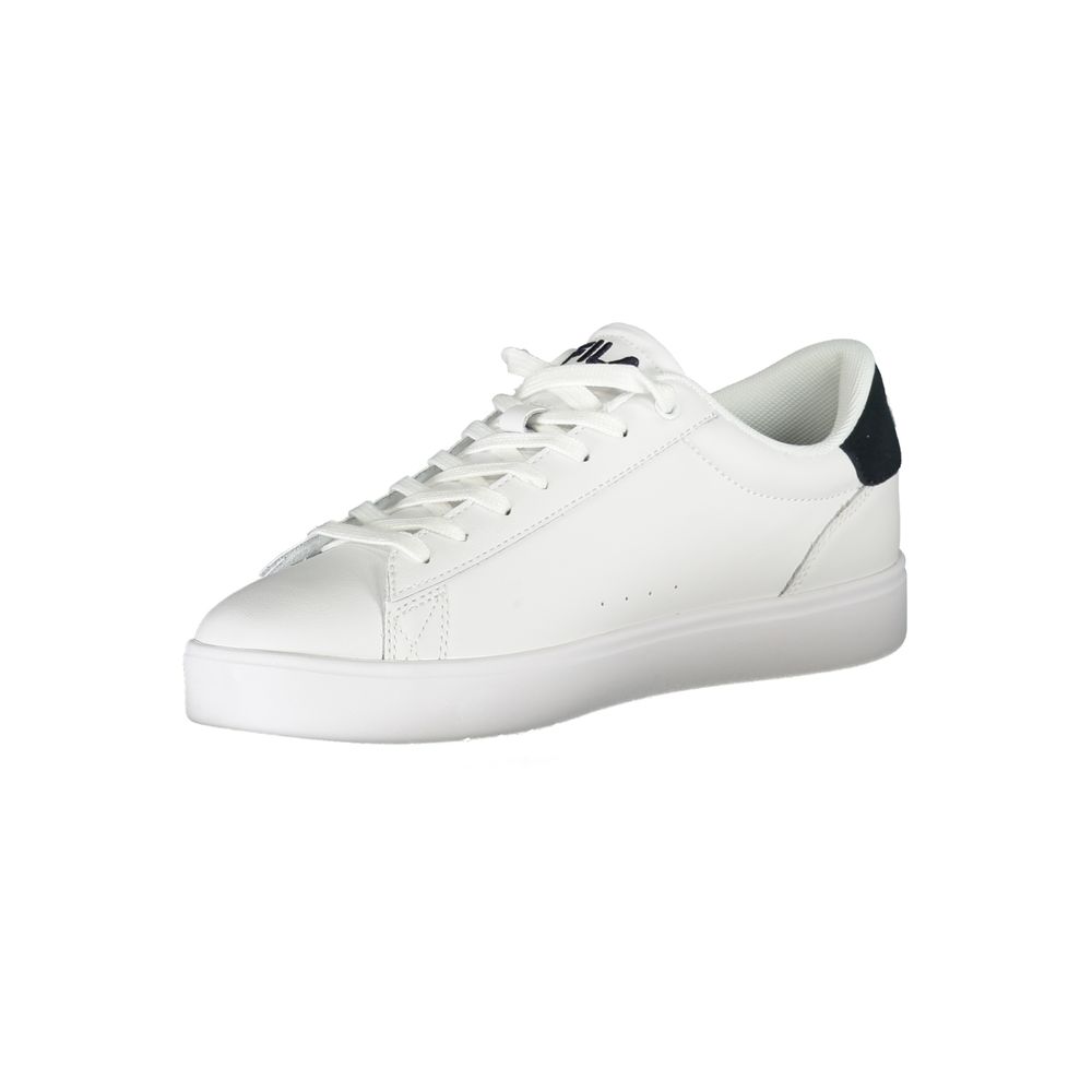 Fila Classic White Sneaker with Contrast Details featuring the iconic Bari design and Fila logo, perfect for sports and casual wear.