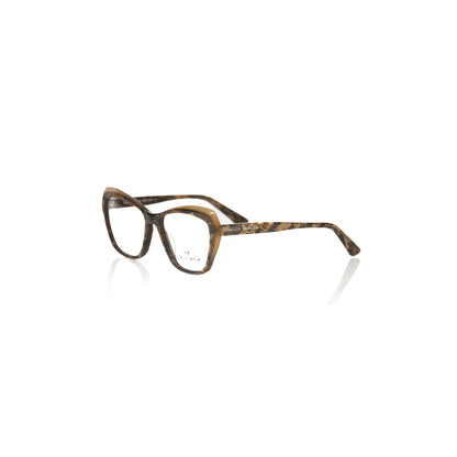 Frankie Morello Beige Acetate Women Eyeglass Frame