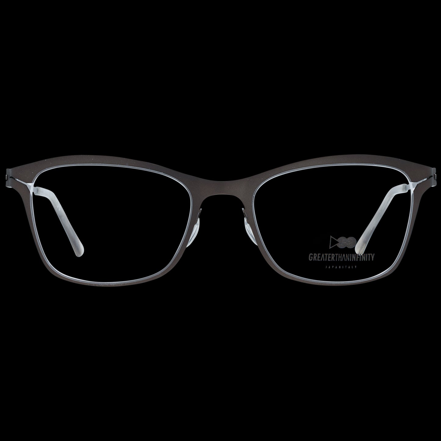 GREATER THAN INFINITY MOD. GT019 53V03 stylish lady's glasses with sleek black frame
