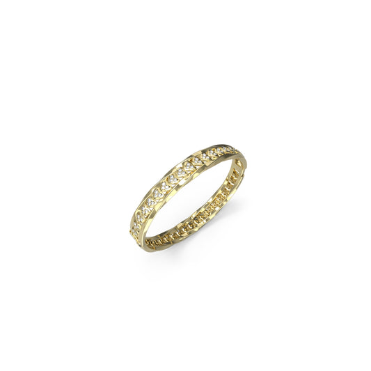 Elegant gold ring, GUESS JEWELS JEWELRY Mod. JUBB04601JWYGS, featuring intricate design.