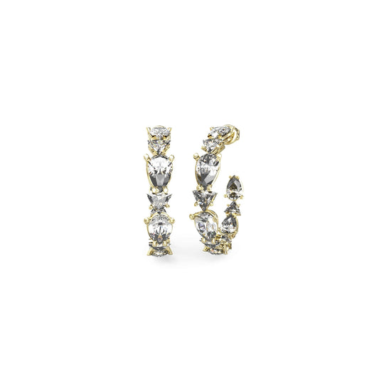 GUESS JEWELS JEWELRY Mod. JUBE04409JWYGT-U gold earrings with gemstones.