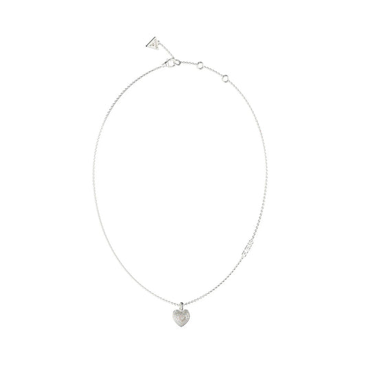 GUESS JEWELS JEWELRY Mod. JUBN04030JWRHT-U heart necklace with silver chain