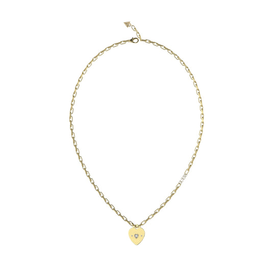 GUESS JEWELS JEWELRY Mod. JUBN05060JWYGT-U gold necklace with heart-shaped pendant