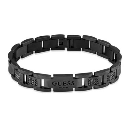GUESS JEWELS JEWELRY Mod. JUMB01342JWGMBKT-U black bracelet