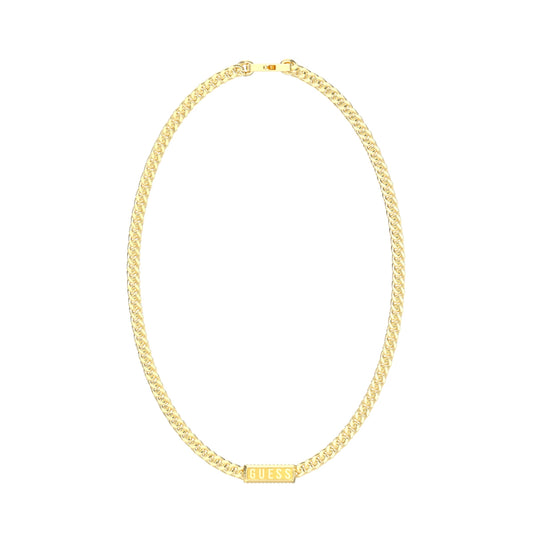 GUESS JEWELS JEWELRY Mod. JUMN05014JWYGT-U gold necklace displayed on white background