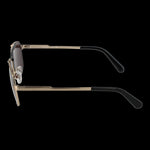 Side view of GUESS MOD. GU00054 6133A sunglasses for gents with black and gold frame.