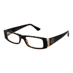 GUESS MOD. GU2749 52001 eyeglasses for ladies with black and tortoiseshell frame, side logo detail, fashion eyewear.