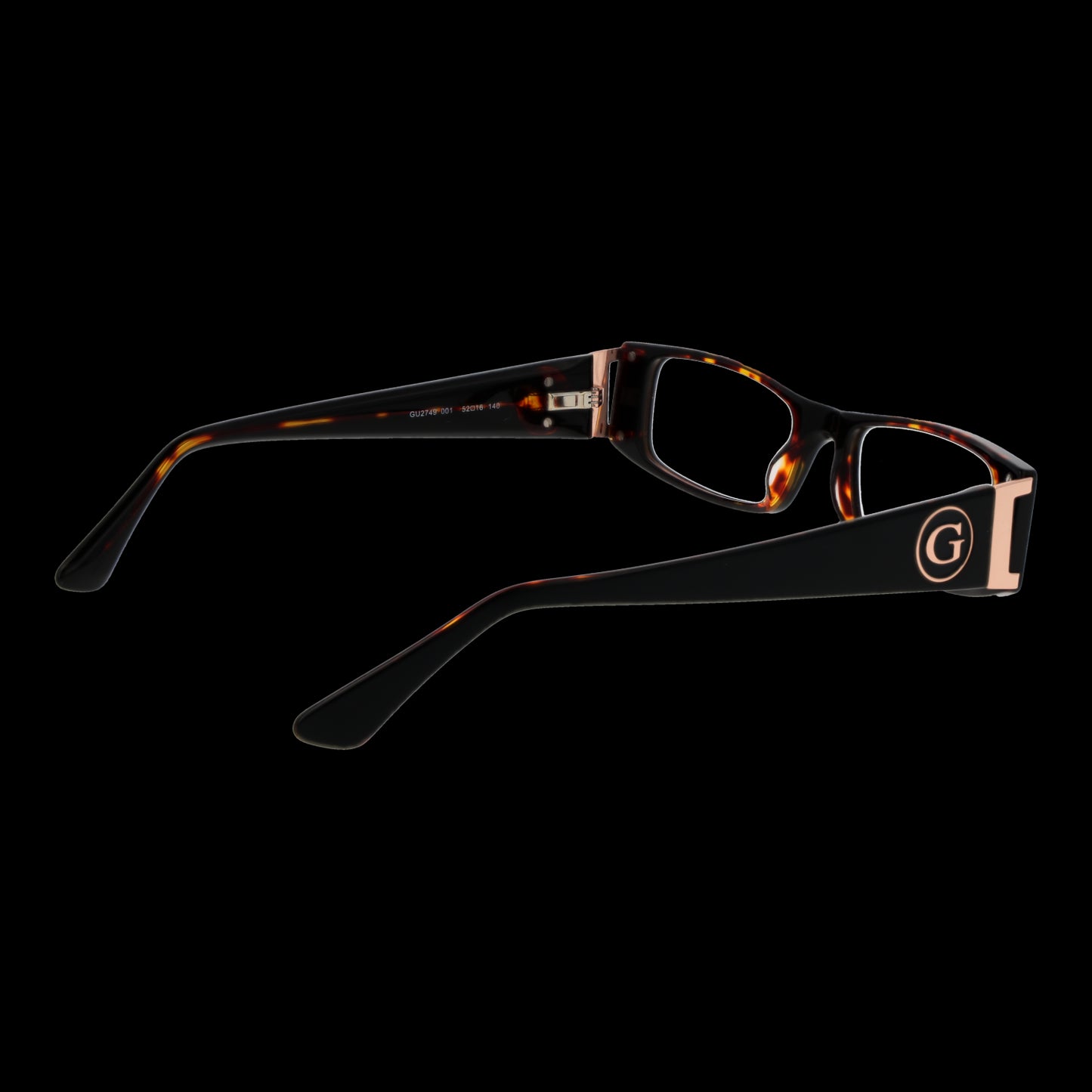 GUESS MOD. GU2749 52001 women's eyeglasses in tortoiseshell frame with logo. Elegant eyewear for ladies.