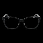 GUESS MOD. GU2949-N 53001 eyewear for lady, front view of black frame glasses.