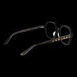 GUESS MOD. GU50155-D 53001 stylish lady eyewear with black frame and gold accents.