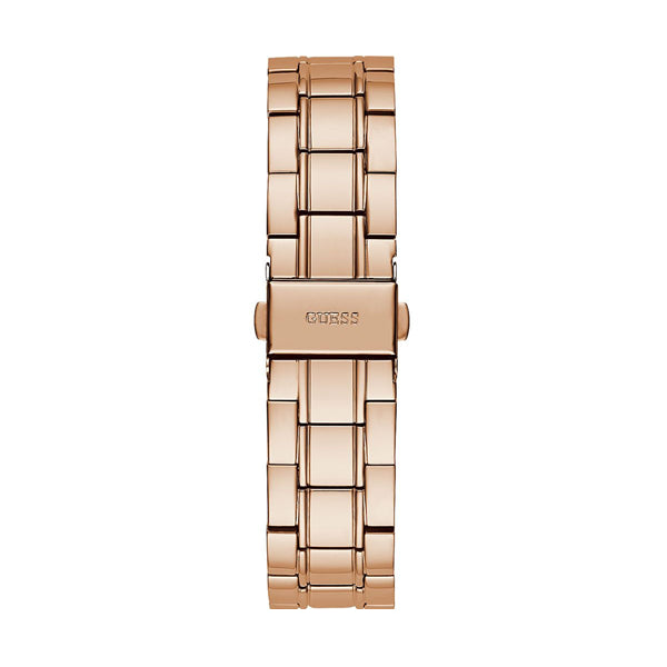 GUESS Mod. GW0380L3 rose gold watch strap with quartz movement, suitable for ladies, water resistant up to 5 ATM.