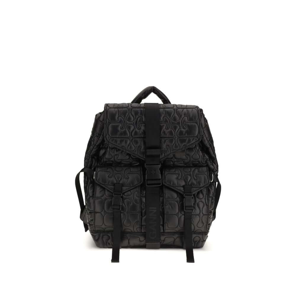 Ganni Black Polyamide Backpack
