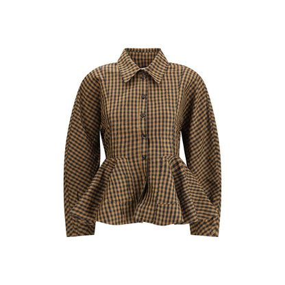 Ganni Multicolor Polyester Blouse