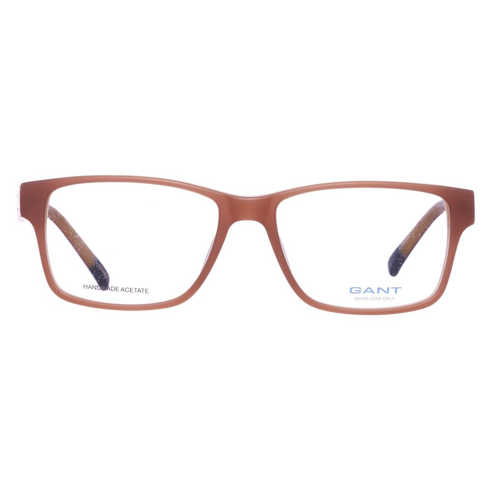 Gant Brown Acetate Frames - Stylish men's acetate eyewear in brown with dimensions 55/16/145mm.