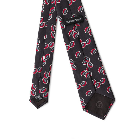 Giorgio Armani Gray Silk Ty