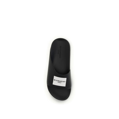 Givenchy Black Rubber Sandals 1728,72470364320,Black,EU36/US6,EU37/US7,Givenchy,New with tags,Sandals - Shoes,Shoes,Women