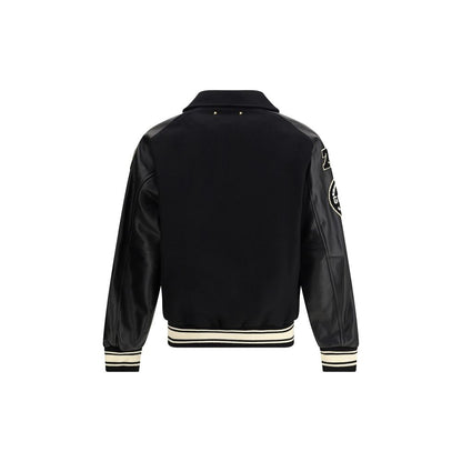 Golden Goose Black Fleece Wool Bomber
