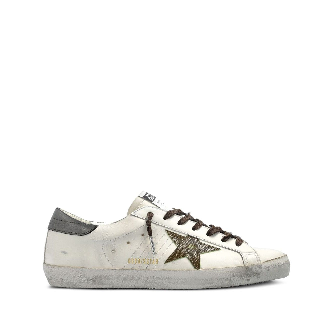 Golden Goose Super-Star in nappa leather with leather star and leather heel tab