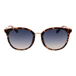 Guess Brown Unisex Sunglass with brown stainless steel full-rim frame and blue gradient lenses, ideal for UVA & UVB protection.