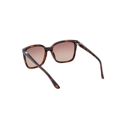 Guess Jeans Brown Injected Women Sunglass with chic square design and sleek frame, showcasing fashion-forward style.