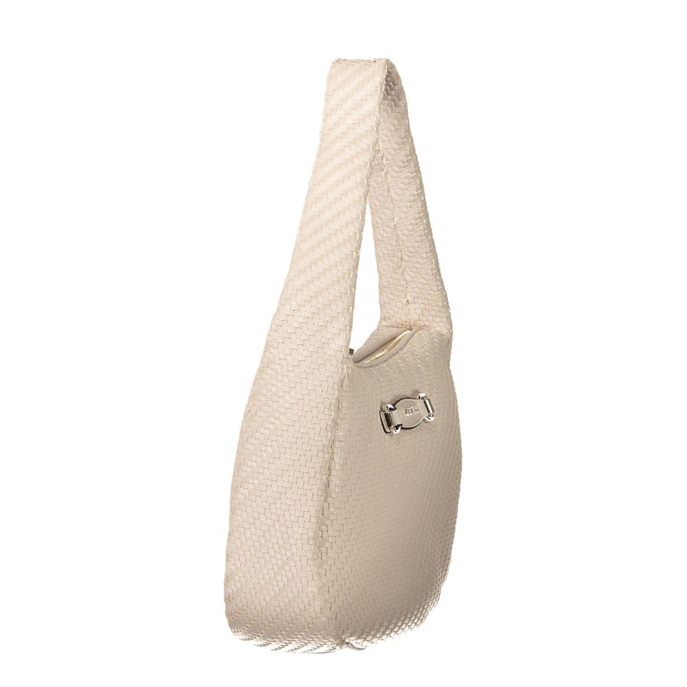 Front view with bag zipped and handles upright.