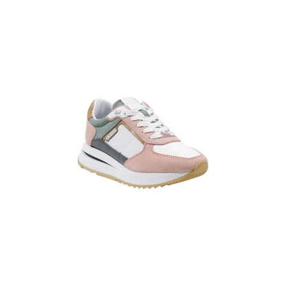 Guess Multicolor Polyester Athletic Sneakers with multi-layer upper and sculpted rubber sole for grip and comfort.