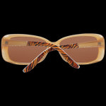HARLEY-DAVIDSON MOD. HD0302X 5645E lady sunglasses with UV protection and official box, tiger print arms, front view.
