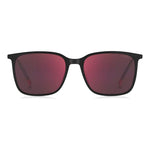 HUGO MOD. HG 1270_CS gent sunglasses with red lenses and black frame, stylish eyewear for men