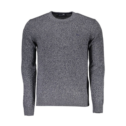 Harmont & Blaine Blue Wool Sweatshirt Harmont & Blaine