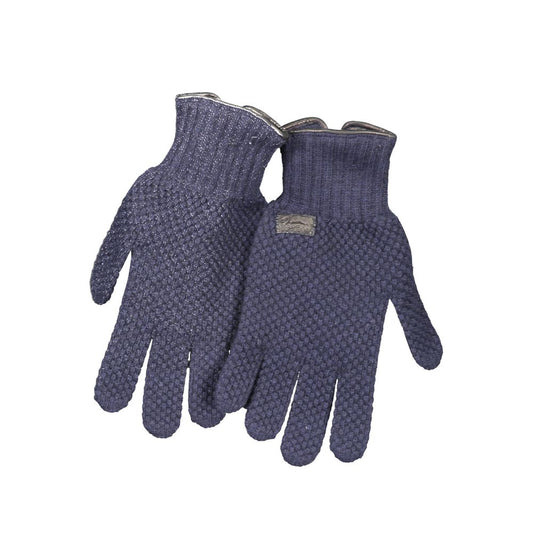 Harmont & Blaine Navy Wool Men's Gloves Harmont & Blaine