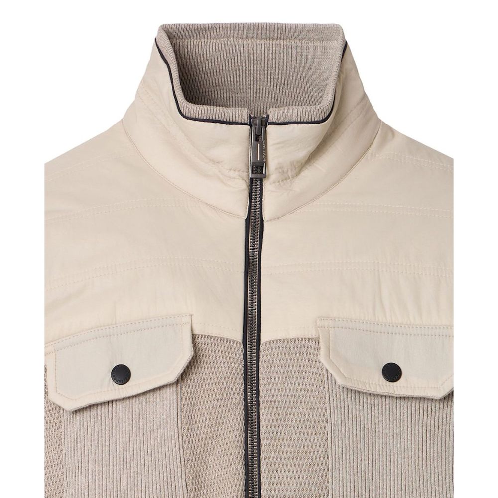 Herno Beige Virgin Wool Shell Jacket
