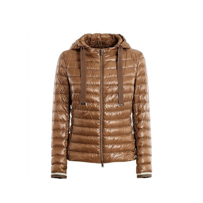Herno Brown Polyamide Shell Jacket
