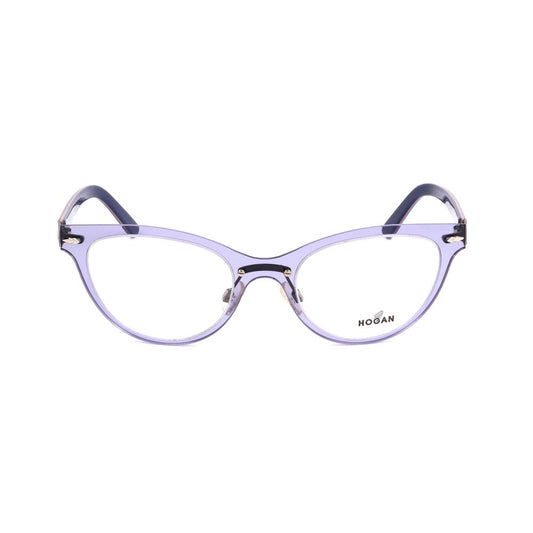 Hogan Light Blue Plastic Frames for women, model HO5019090, bright blue color, lens/bridge/temple size 51/20/135 mm