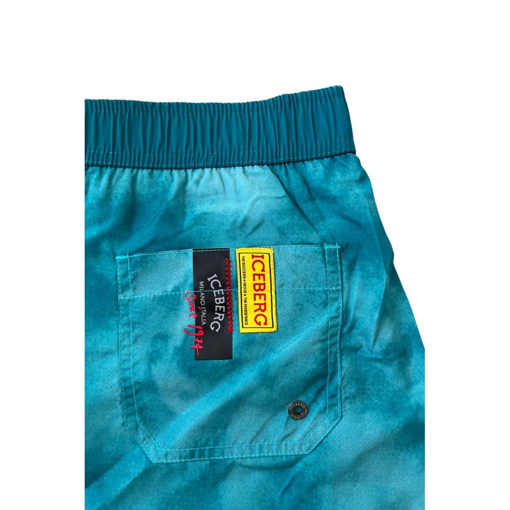 Iceberg Light Blue Polyester Men Swim Short 1728,67345744032,Clothing,Iceberg,Light Blue,M,Men,Men - Clothing,New with tags,S,Swim Shorts - Swimwear - Clothing,Swimwear - Clothing,Swimwear - Men - Clothing,XL