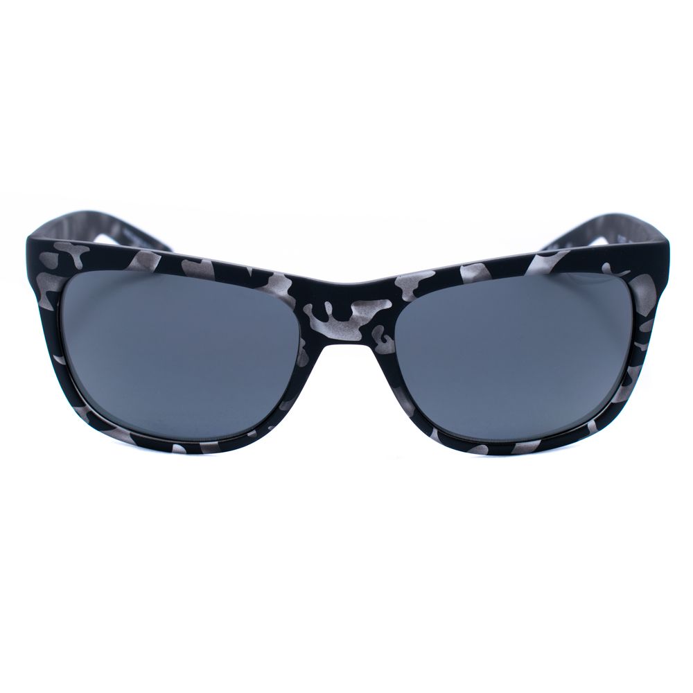 Italia Independent Gray Acetate Sunglasses with unisex design, shock resistant, acetate material, 57/19/135mm measurements, gray color.